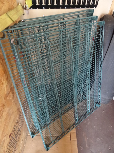 lot 15 image: 5 Wire Shelves NSF 30 X 36
