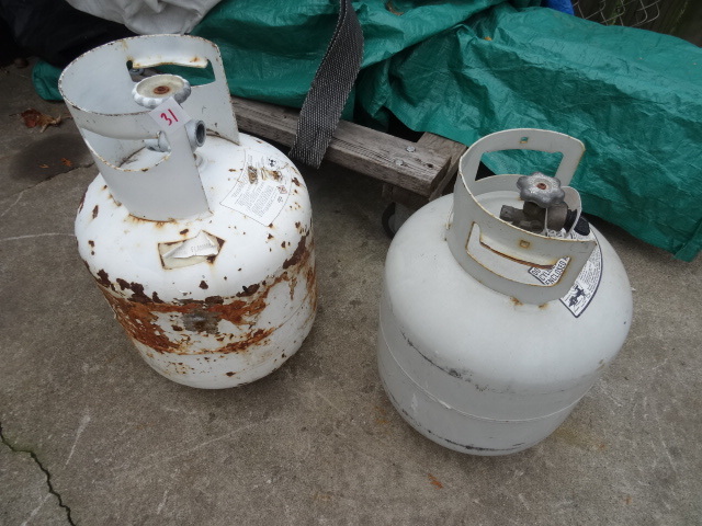 lot 31 image: 20 Lb. Propane Tank Qty 2