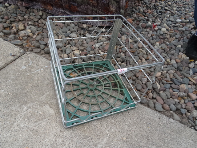 lot 35 image: Metal Milk Crate