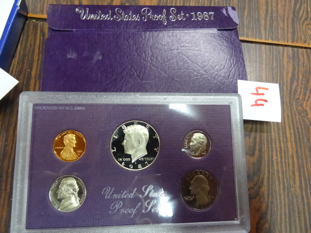 lot 44 image: 1987 United Stated Proof Set