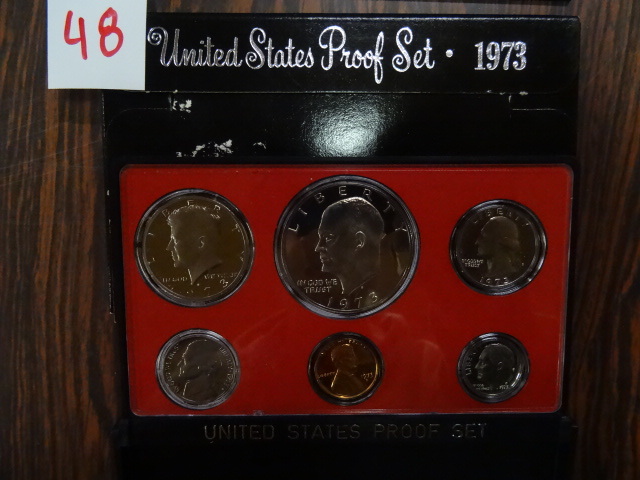 lot 48 image: 1973 United States Proof Set