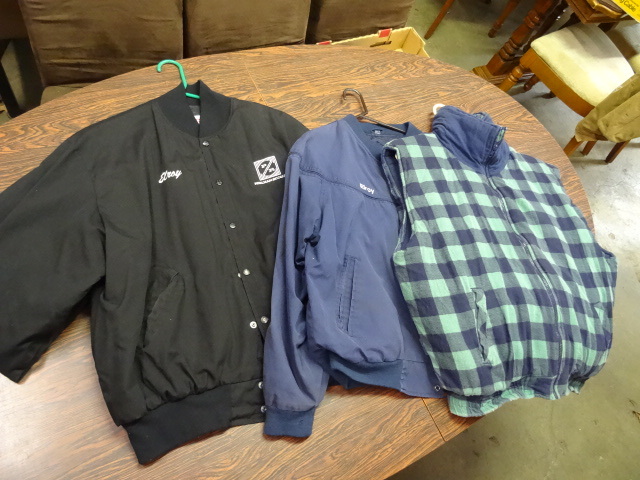 lot 67 image: 3 Mens Jackets All 3 Are XL