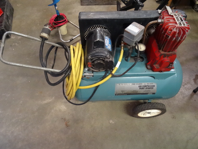 lot 122 image: Sears Air Compressor