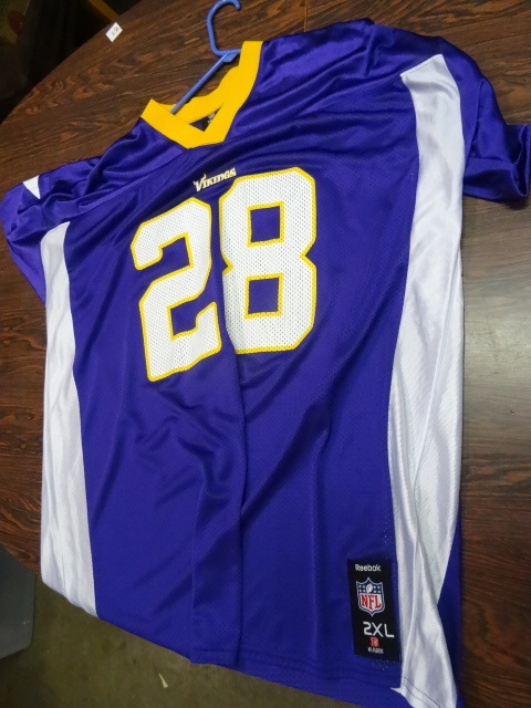 lot 135 image: Peterson Minnesota Vikings Jersey