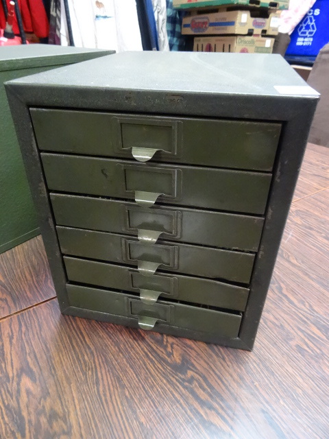 lot 153 image: 6 Drawer Hardware Cabinet