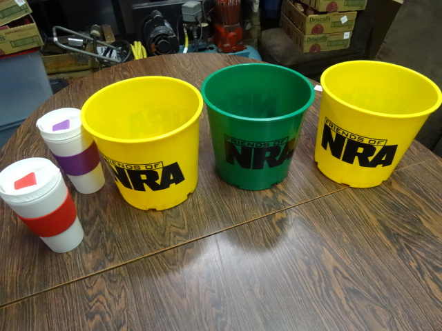 lot 158 image: 3 Beer Buckets and 2 Coffee Cups