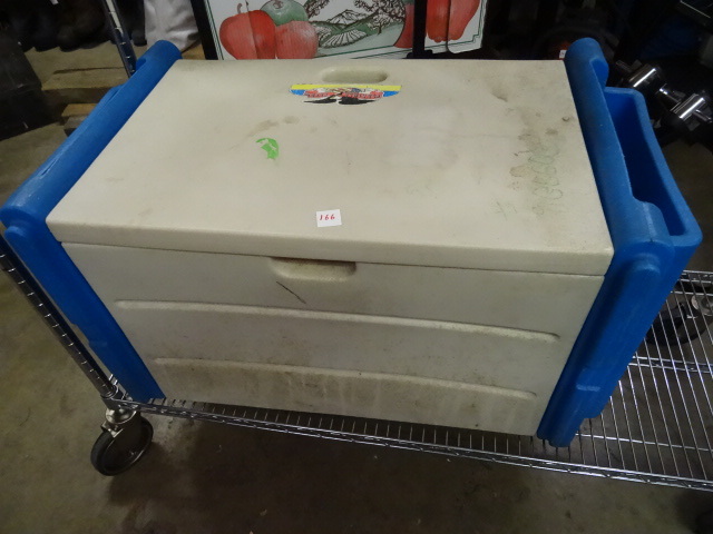 lot 166 image: Kids Toy Box. Outdoor with Misc Balls