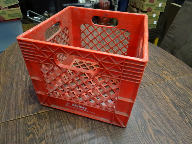 lot 172 image: Plastic Milk Crate
