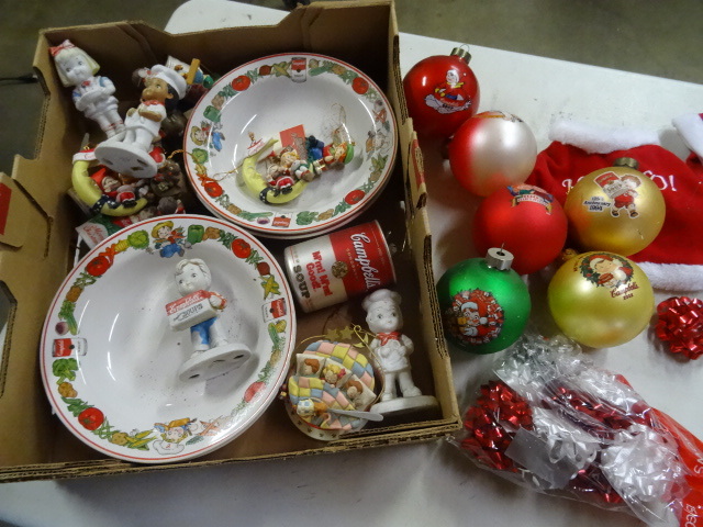 lot 177 image: Campbells Soup Collectibles Ornaments