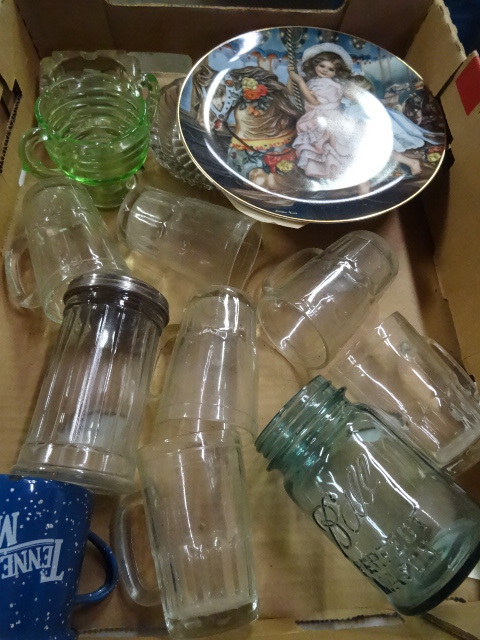 lot 178 image: Caning Jar, Misc Glassware Collector
