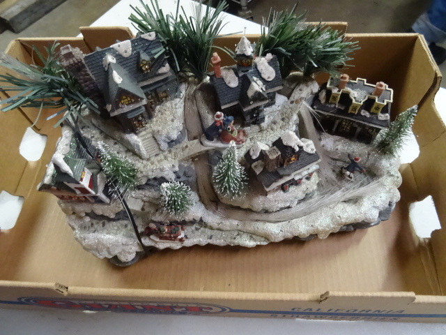 lot 190 image: Fiber Optic Christmas Village