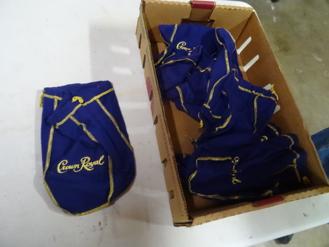 lot 217 image: 8 Crown Royal Bags