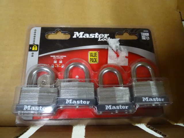 lot 229 image: Master Locker Matched 4 Lock Set