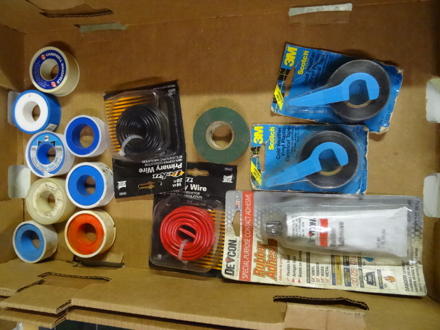 lot 265 image: Threaded Tape, Wire, Scotch Tape