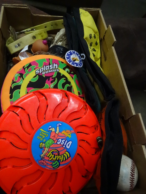 lot 285 image: Misc Dog Toys and Training Equipment