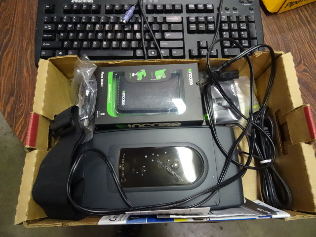 lot 296 image: Keyboard, Nano Wallet, VHS Rewinder