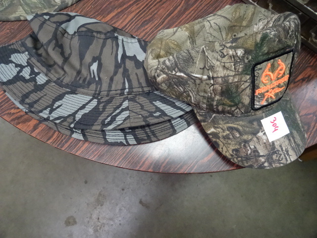 lot 304 image: Baseball and Hunting Hat