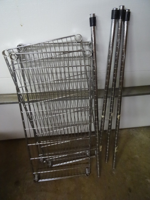 lot 315 image: Wire Shelf Unit 30 X 14 X 36