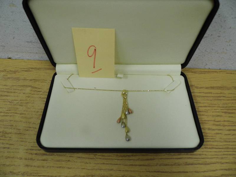 lot 9 image: Necklaces & Pierced  Earrings
