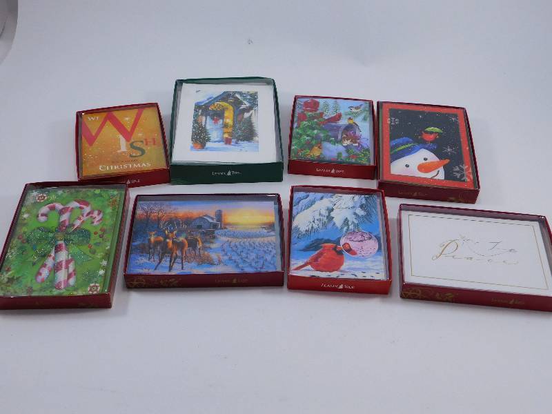 Lot of Unopened Christmas Card Boxes