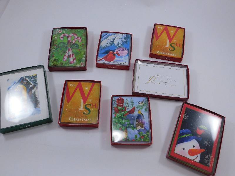 Lot of Unopened Christmas Card Boxes