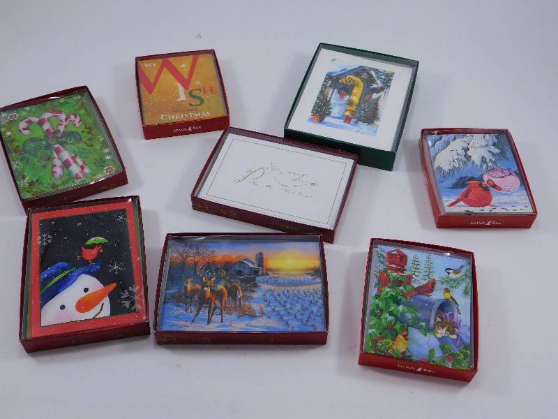 Lot of Unopened Christmas Card Boxes
