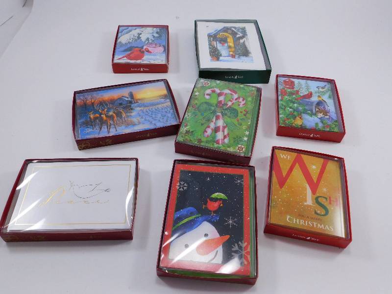 Lot of Unopened Christmas Card Boxes
