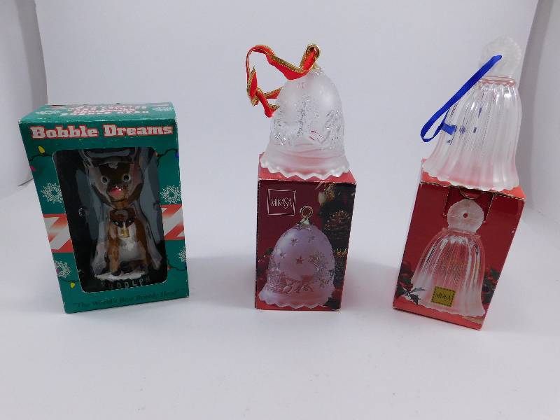 2 Christmas Bells and Bobble head