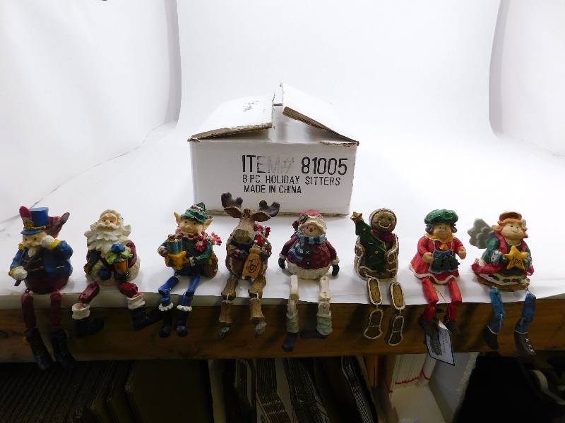 Lot of Shelf-Edge Sitting Figurines