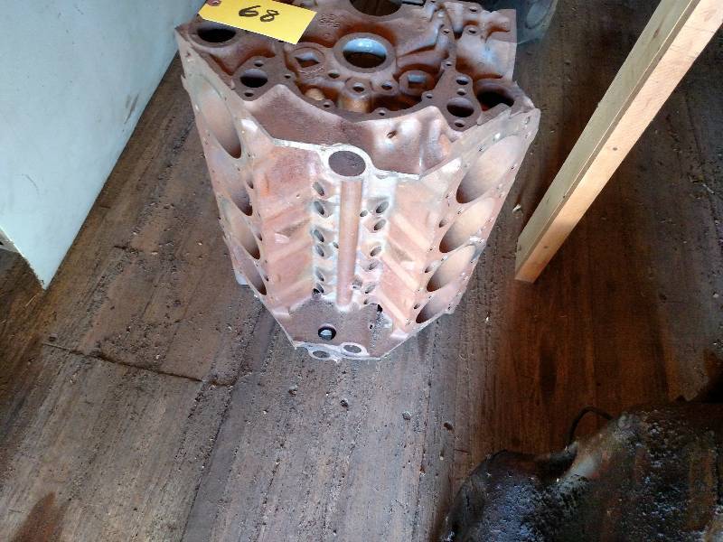 lot 68 image: Chev. Engine Block...