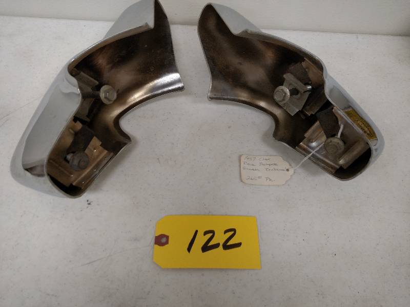 lot 122 image: 1957 Chev. Rear Bumper Guards, Rech...