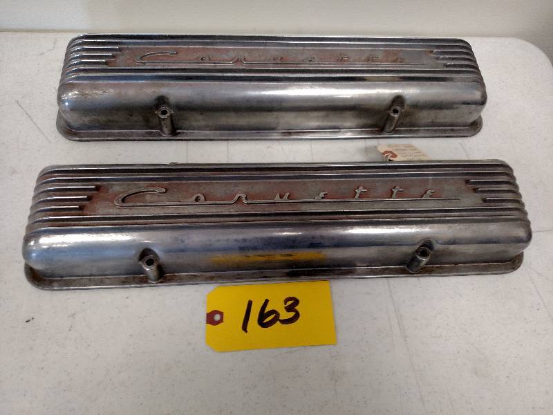 lot 163 image: 1955-59 Corvette Staggered Bolt Val...
