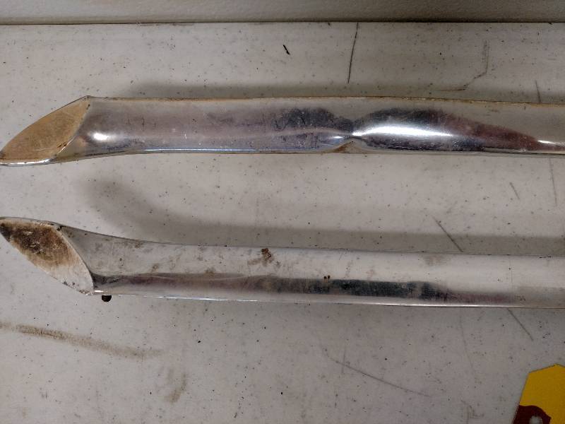 lot 232 image: Pair of 1959 Upper Grill Trim...