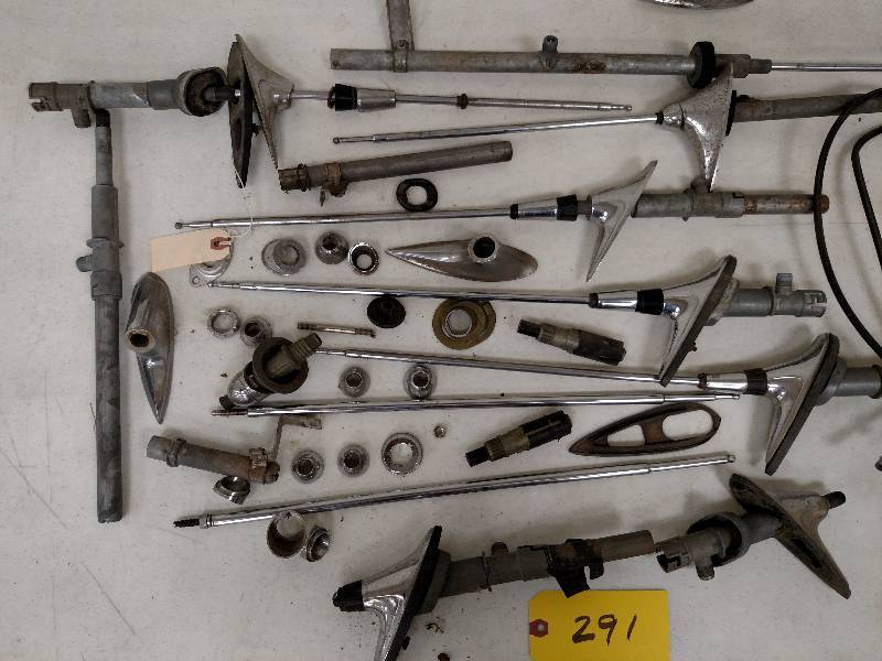 lot 291 image: Asstd 57 Chev. Antennas & Parts...