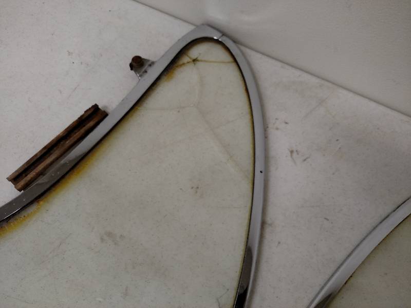 lot 417 image: Pair of 57 Chev. Rear Quarter Windo...