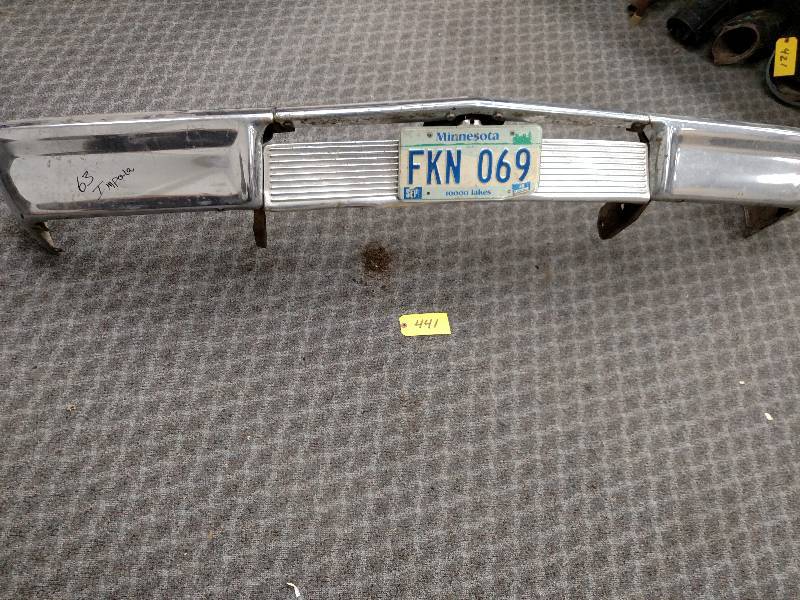 lot 441 image: 63 Impala Front Bumper...