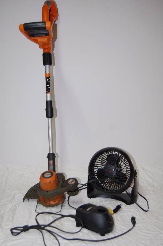 Weed Trimmer and Fan