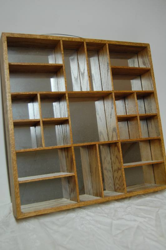 Oak Display Shelf