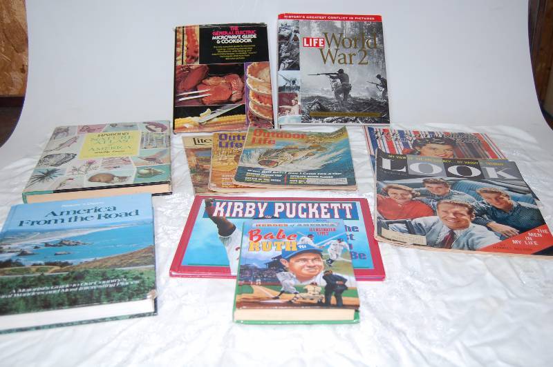 Assorted Vintage Magazines and Books