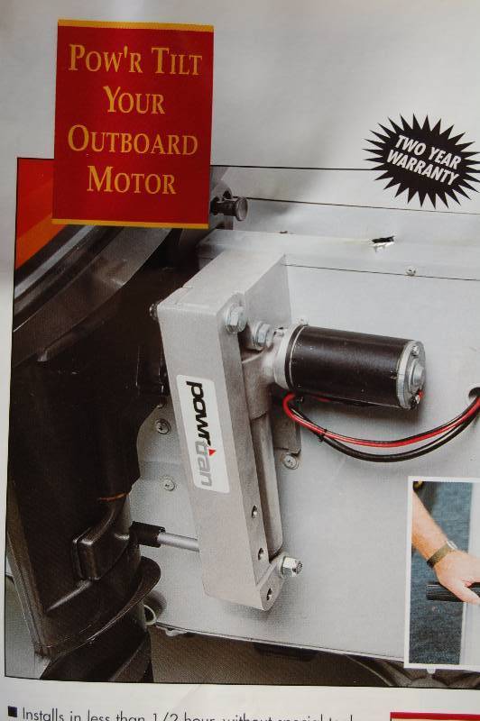 Power Tilt For an Out Board Motor