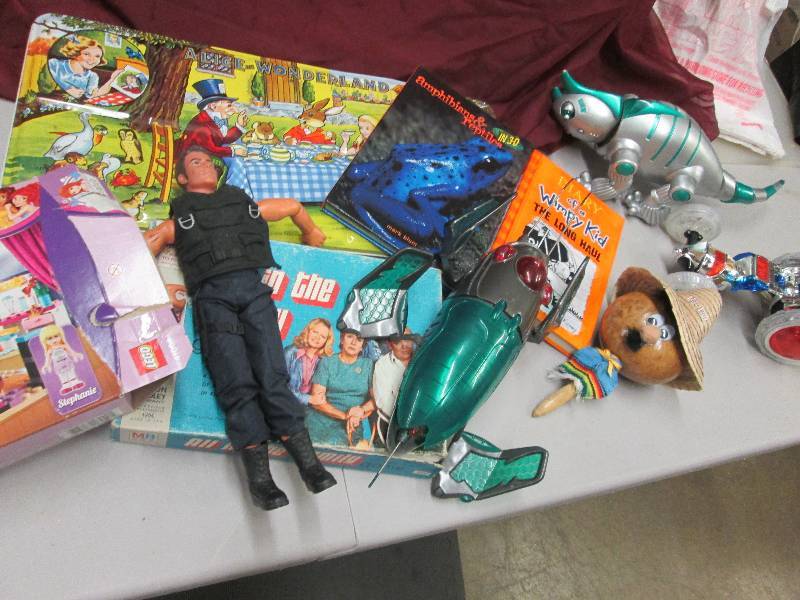 Large lot of toys, games & books- s...