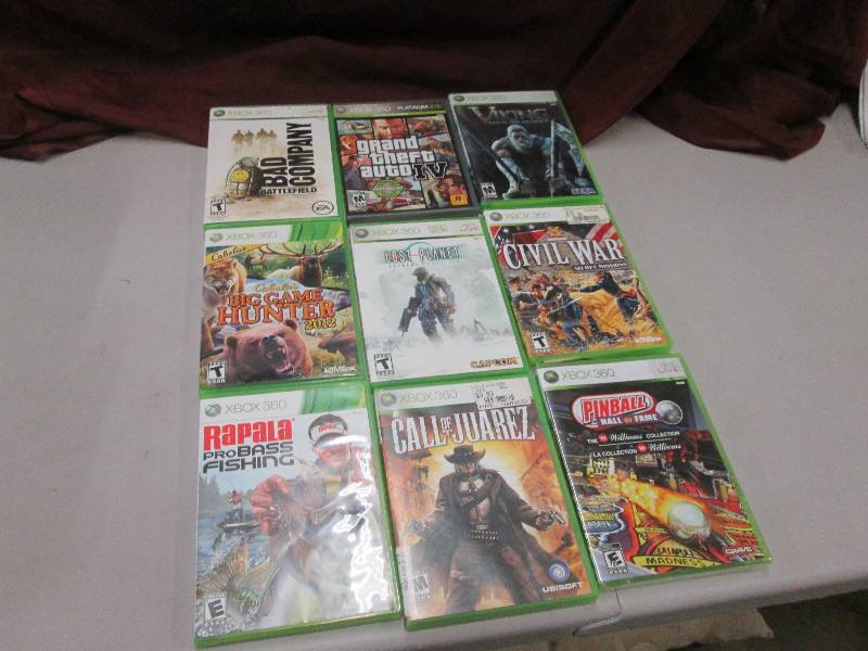 Lot of 9 XBox 360 Games...