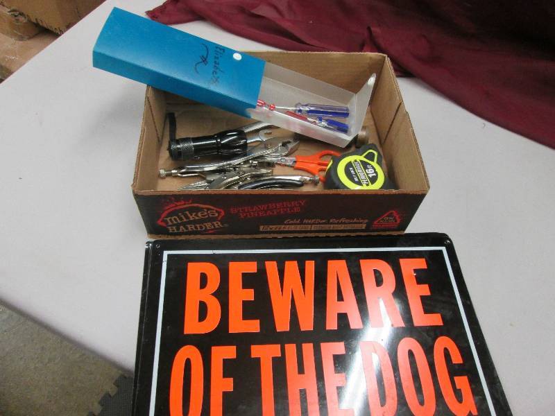 Assorted Hand Tools & 2 Flashlights...