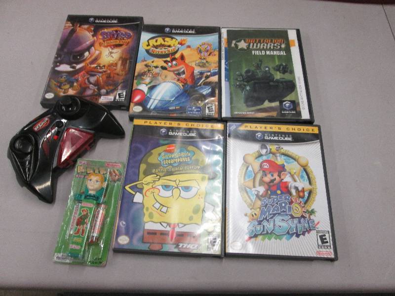 Lot of 5 Nintendo Game Cube Games, ...