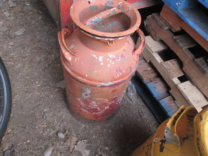 Painted Milk Can...