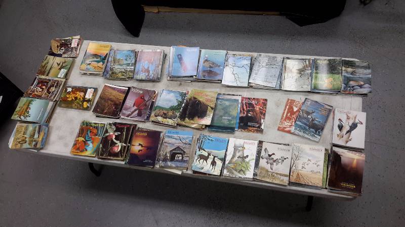 lot 1 image: Assorted Minnesota DNR conservation volunteer magazines
