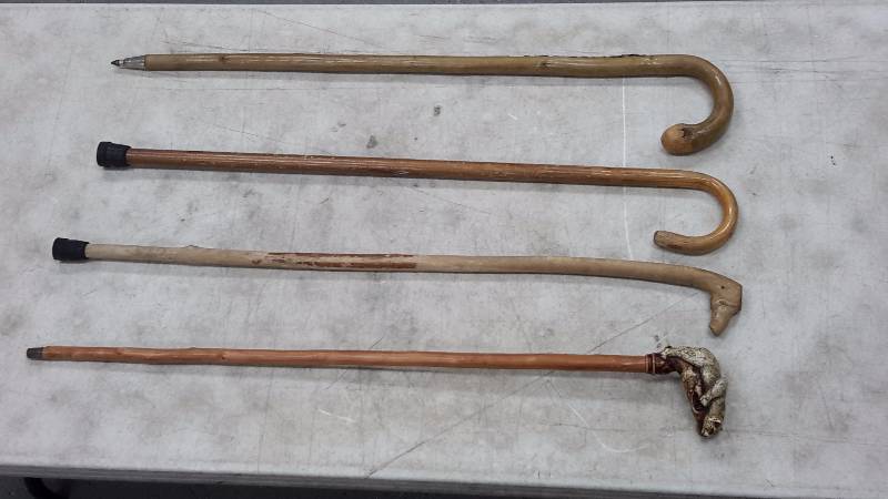 lot 7 image: Set of walking canes