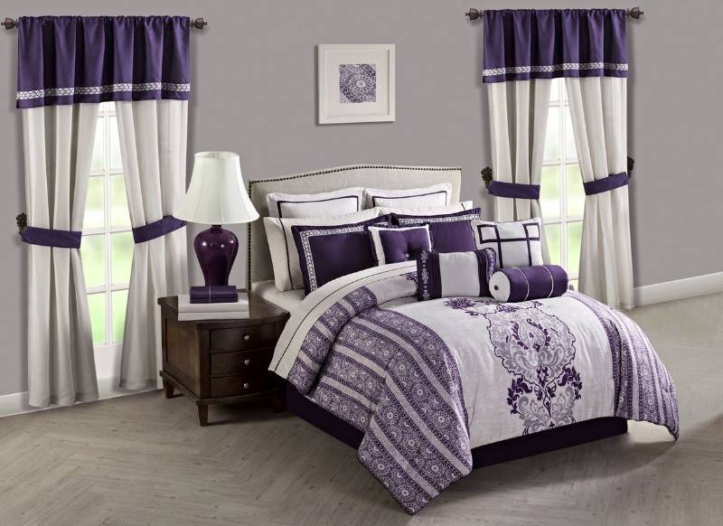 lot 20 image: alcove Torrance 30-Pc. Bedroom Super Set - Queen - Plum Color