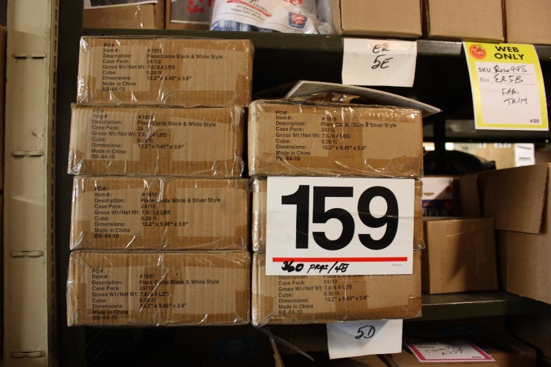 360 packages of Place Cards.  48 cards per pack.