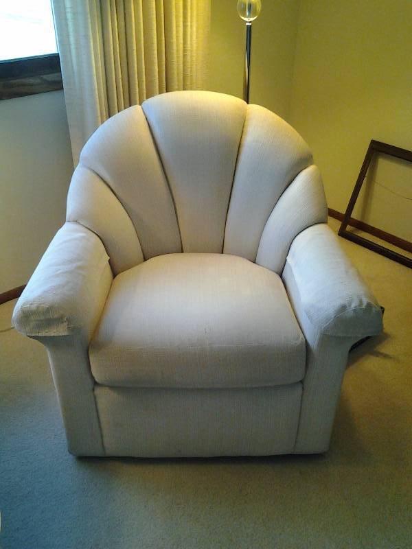 Cream Color Side Chair By LaZBoy